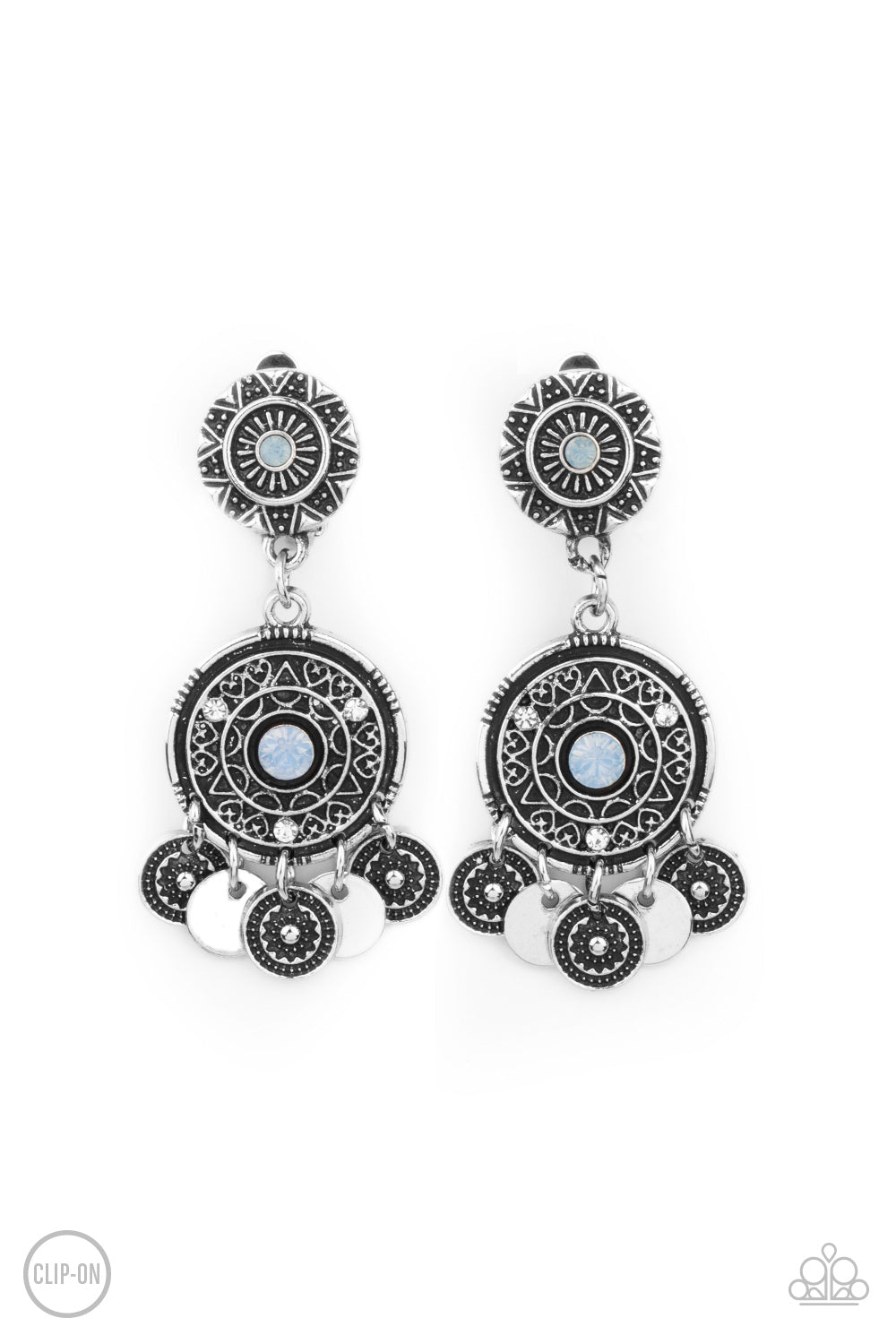 A DREAMCATCHER Come True Clip-On - Blue Paparazzi
